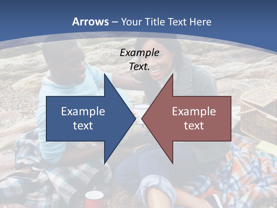 Lifestyle Male Picnic PowerPoint Template