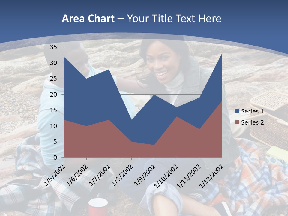 Lifestyle Male Picnic PowerPoint Template