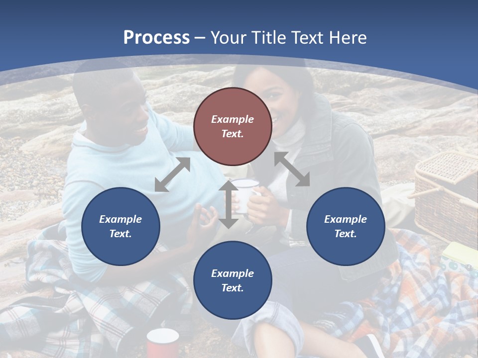 Lifestyle Male Picnic PowerPoint Template
