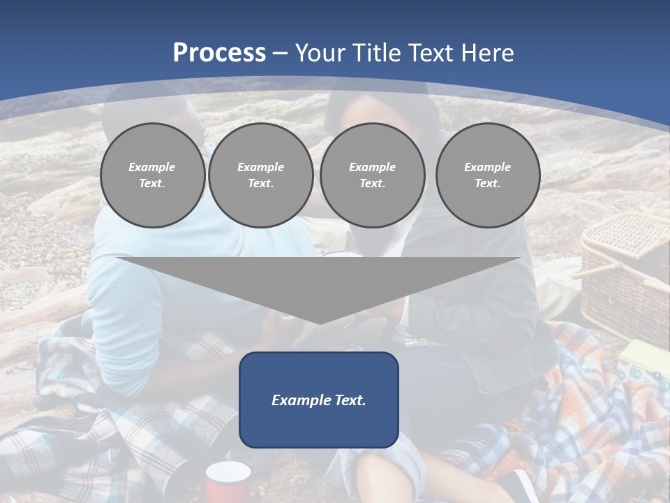 Lifestyle Male Picnic PowerPoint Template