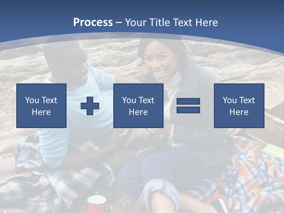 Lifestyle Male Picnic PowerPoint Template