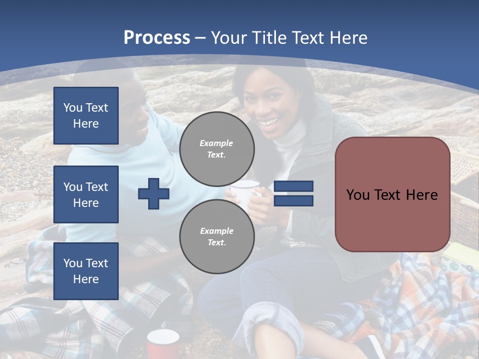 Lifestyle Male Picnic PowerPoint Template