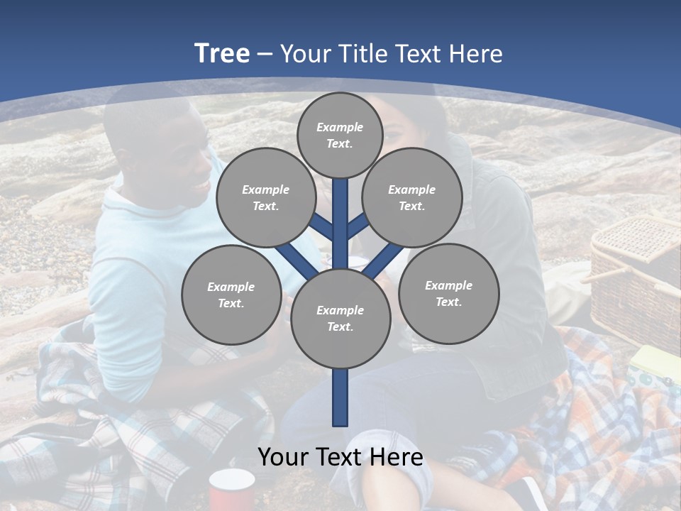 Lifestyle Male Picnic PowerPoint Template