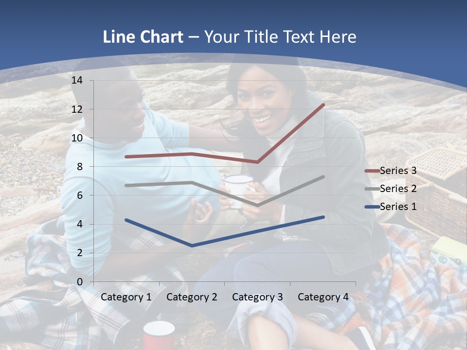 Lifestyle Male Picnic PowerPoint Template