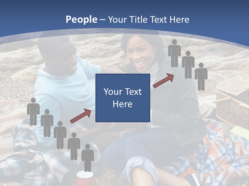 Lifestyle Male Picnic PowerPoint Template