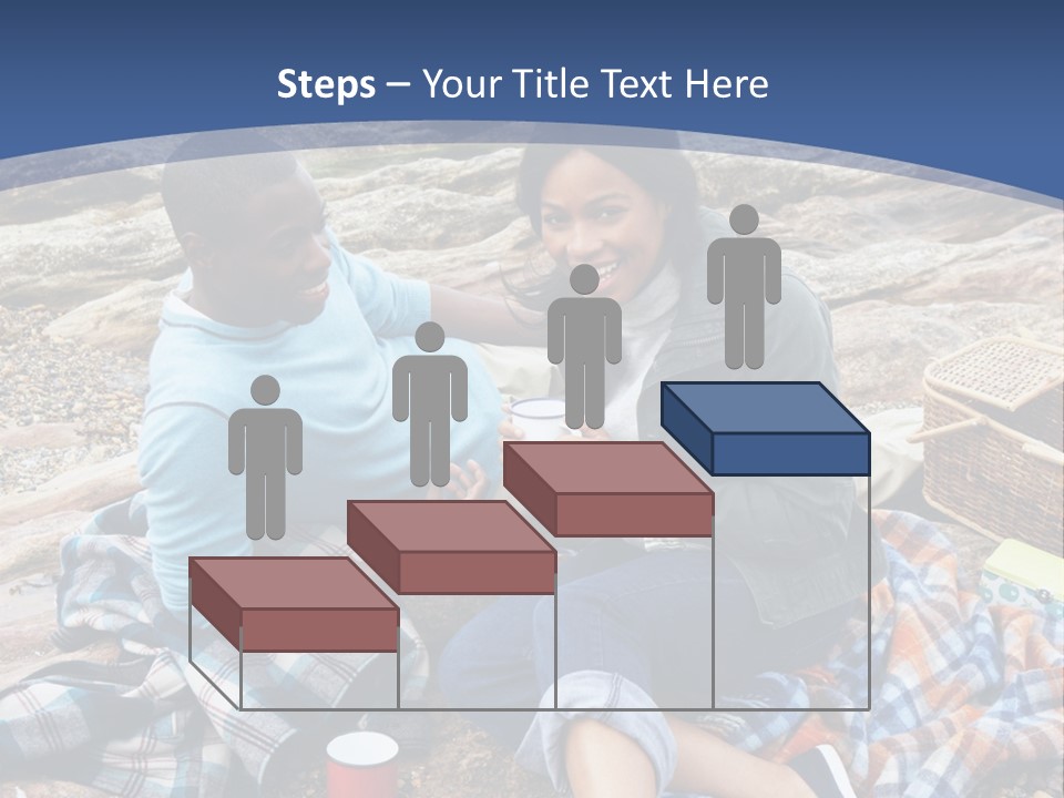 Lifestyle Male Picnic PowerPoint Template