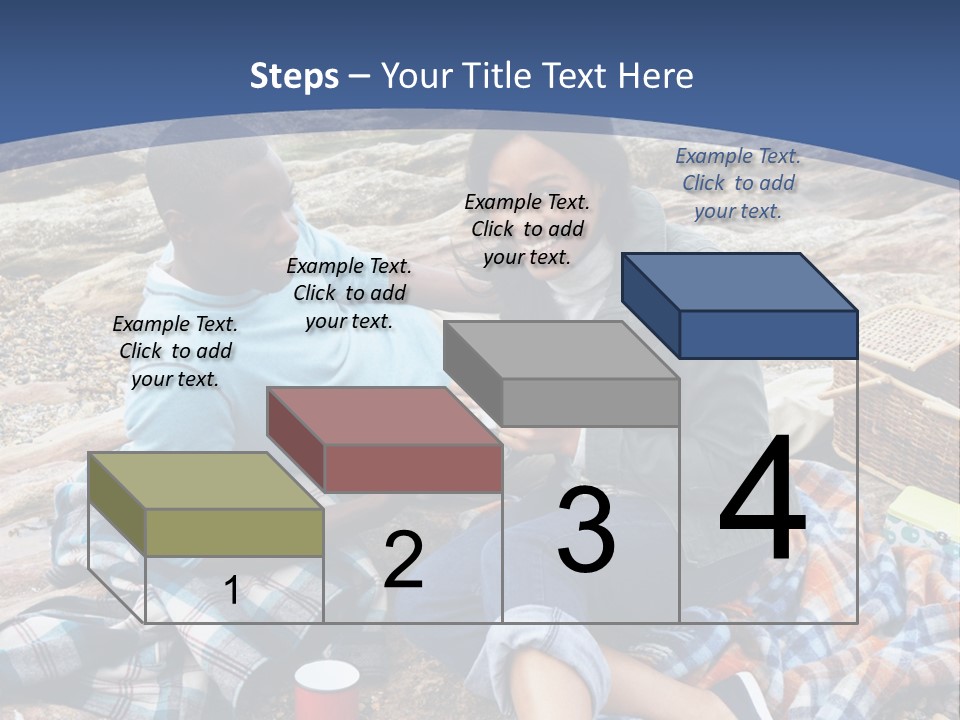 Lifestyle Male Picnic PowerPoint Template