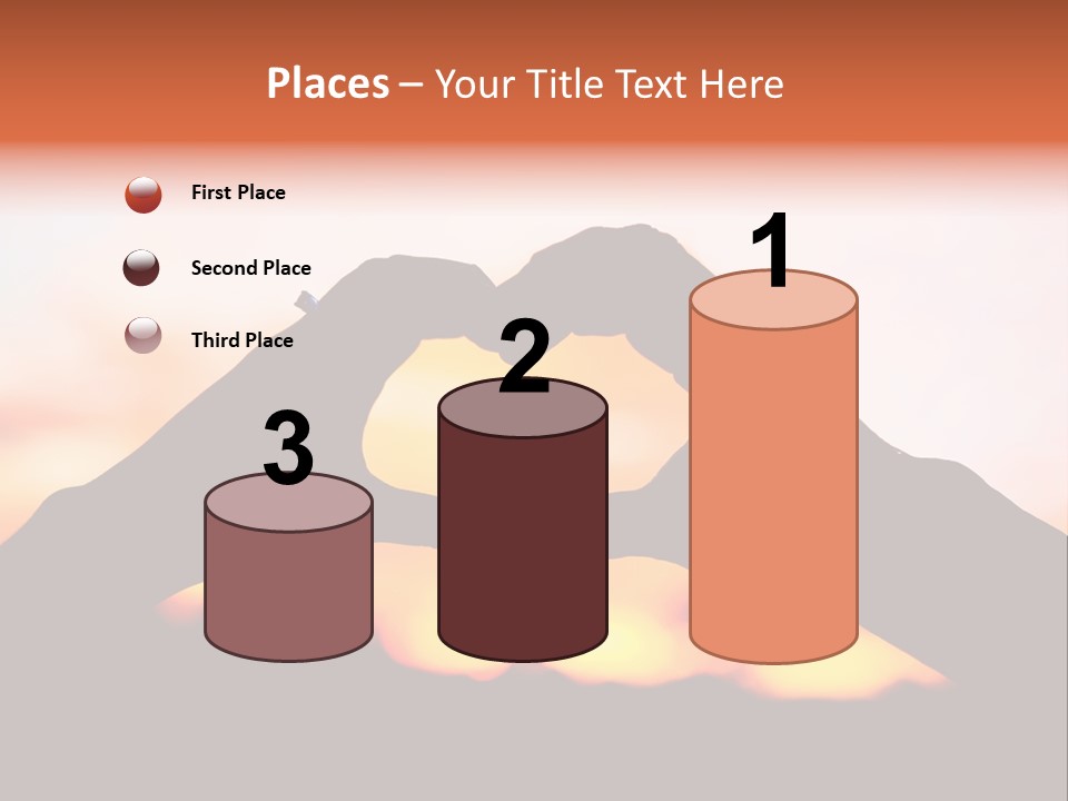 Shape Sky Sunset PowerPoint Template