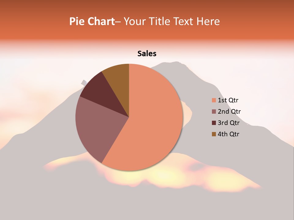 Shape Sky Sunset PowerPoint Template