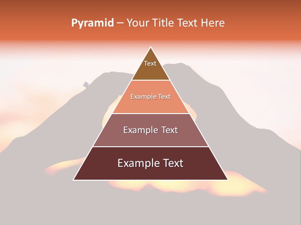 Shape Sky Sunset PowerPoint Template