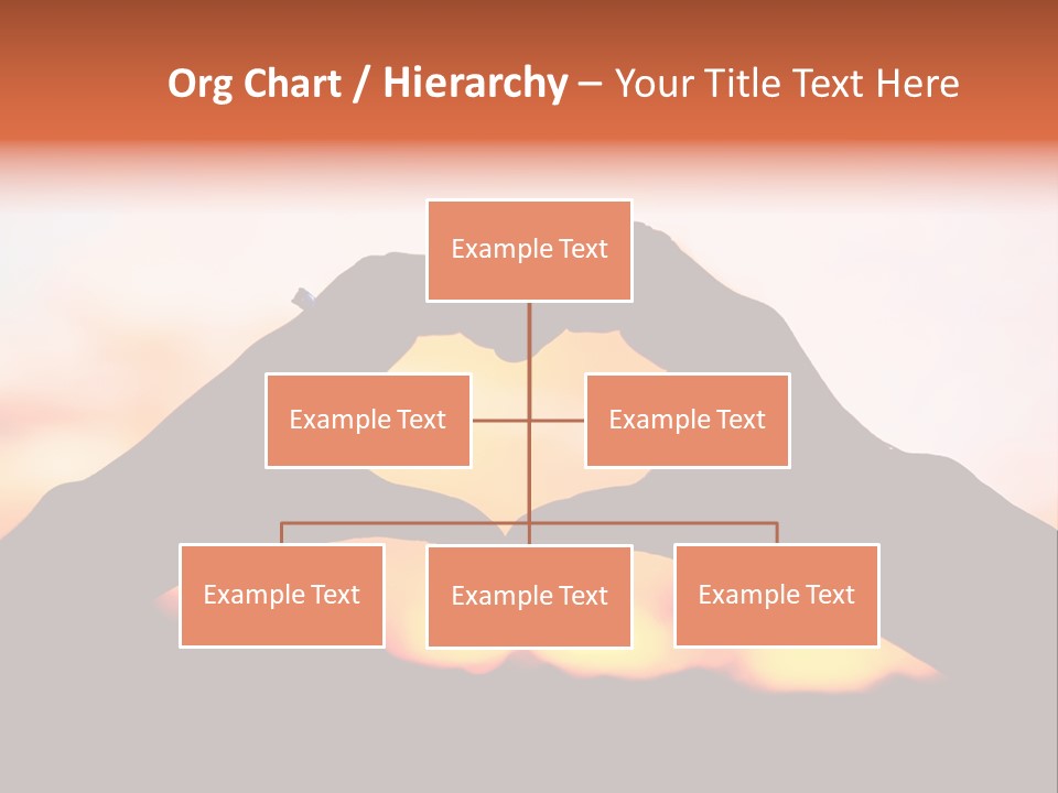 Shape Sky Sunset PowerPoint Template