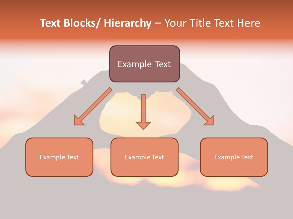 Shape Sky Sunset PowerPoint Template
