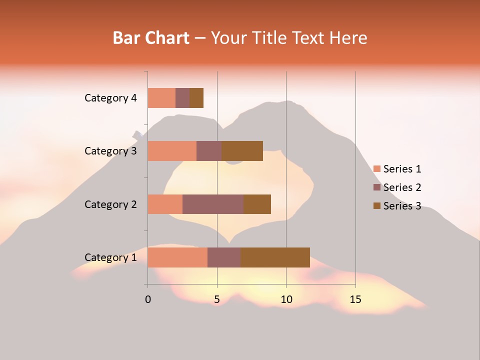 Shape Sky Sunset PowerPoint Template