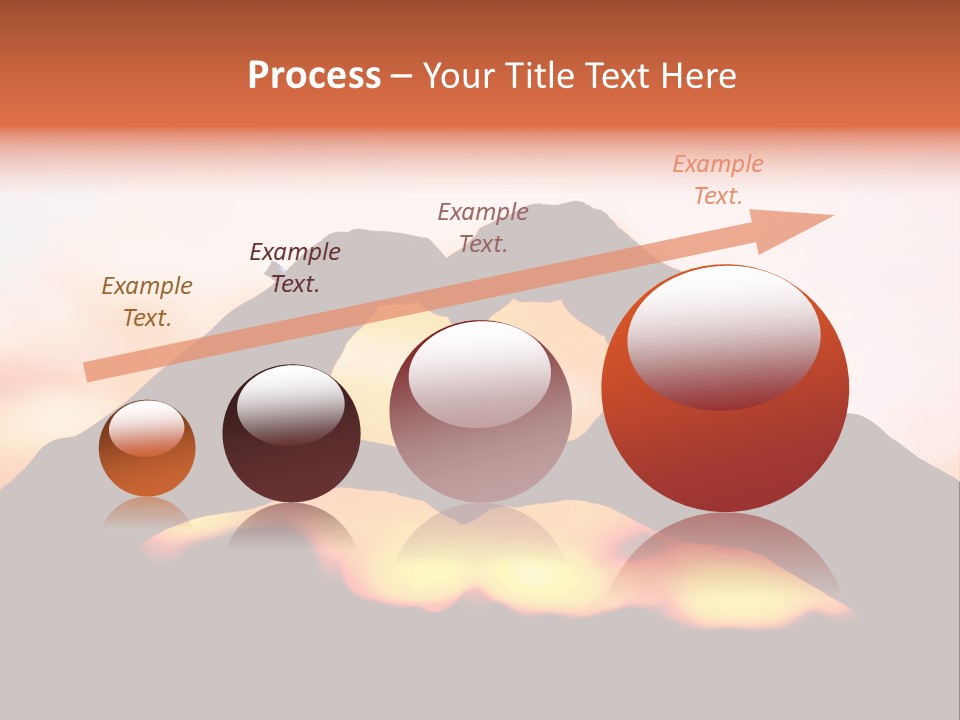 Shape Sky Sunset PowerPoint Template