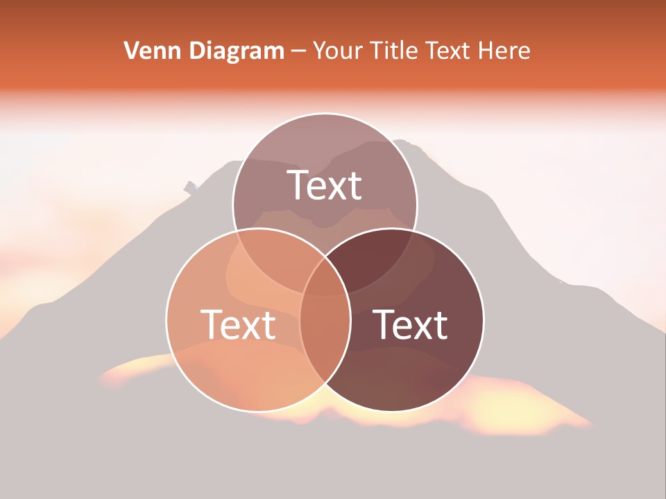 Shape Sky Sunset PowerPoint Template