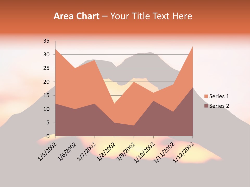 Shape Sky Sunset PowerPoint Template