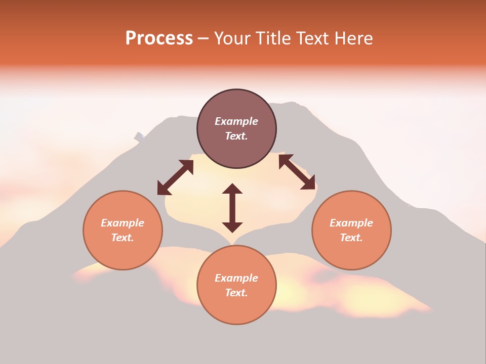 Shape Sky Sunset PowerPoint Template