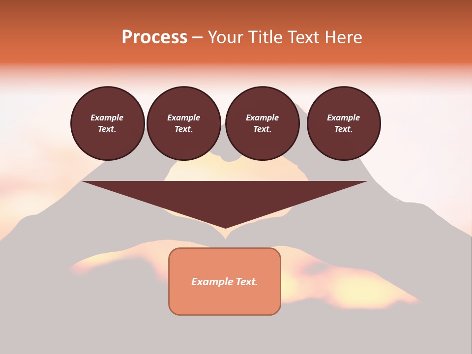 Shape Sky Sunset PowerPoint Template