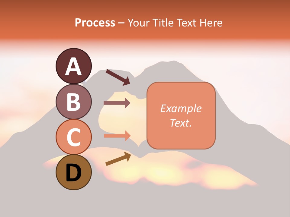 Shape Sky Sunset PowerPoint Template