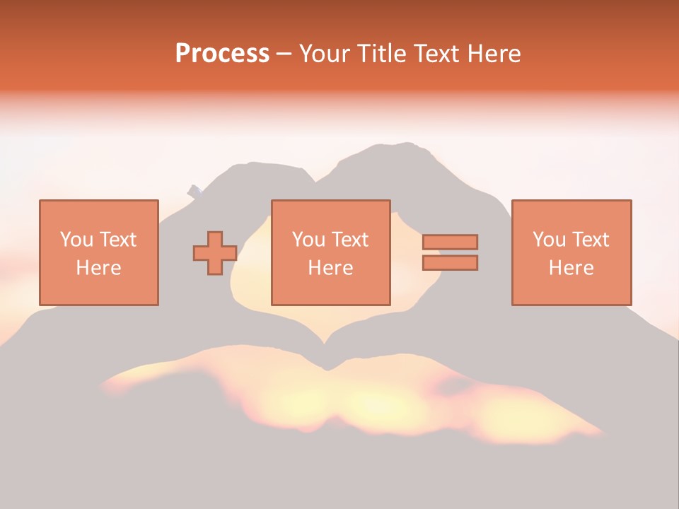Shape Sky Sunset PowerPoint Template