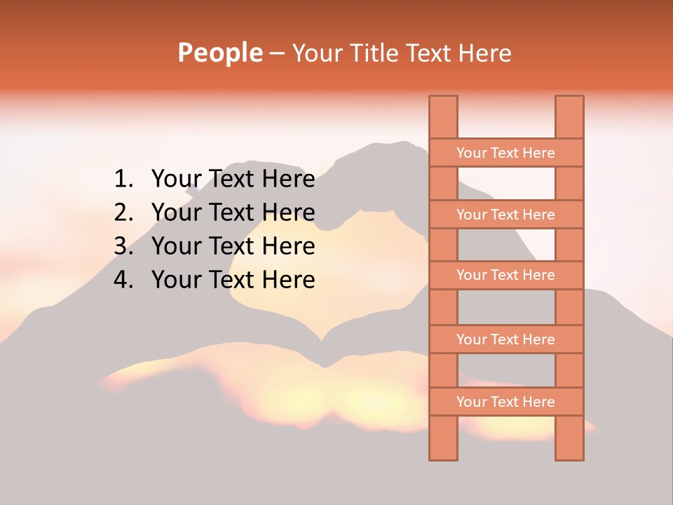 Shape Sky Sunset PowerPoint Template