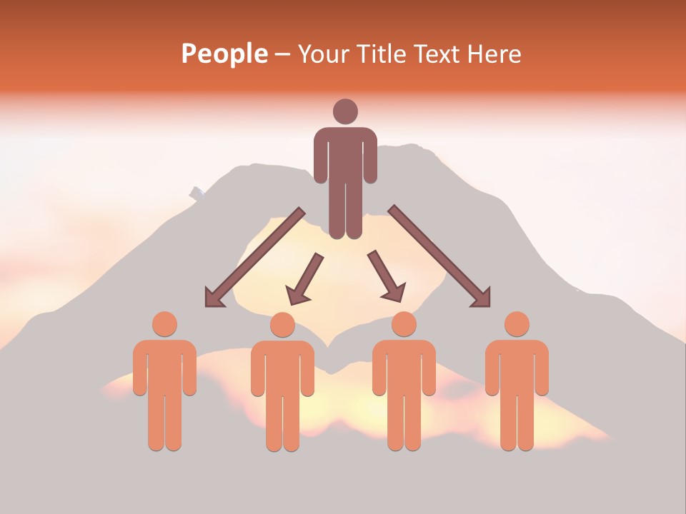 Shape Sky Sunset PowerPoint Template