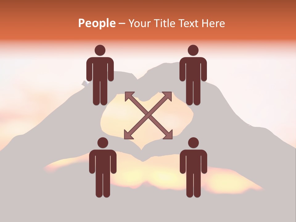 Shape Sky Sunset PowerPoint Template