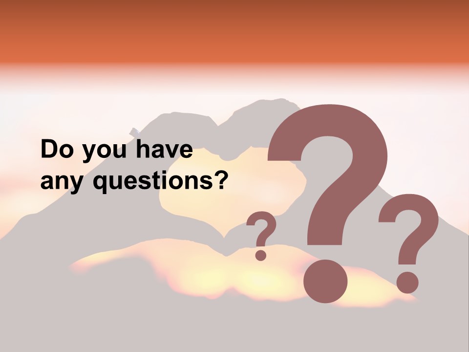 Shape Sky Sunset PowerPoint Template