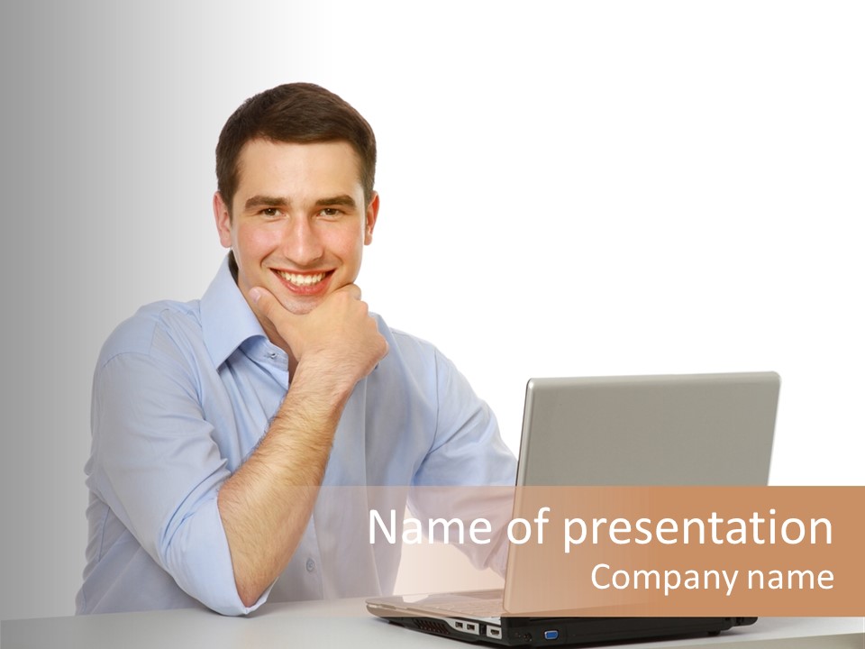 Using Male Indoor PowerPoint Template