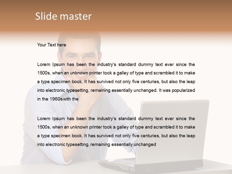 Using Male Indoor PowerPoint Template