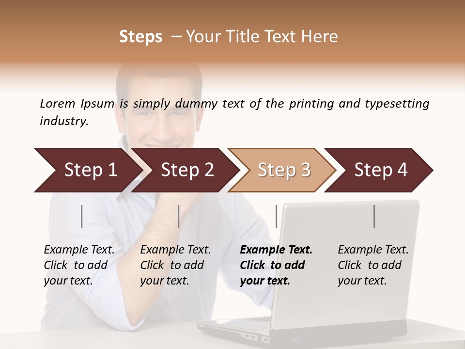Using Male Indoor PowerPoint Template