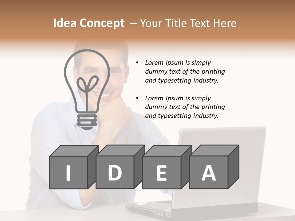 Using Male Indoor PowerPoint Template