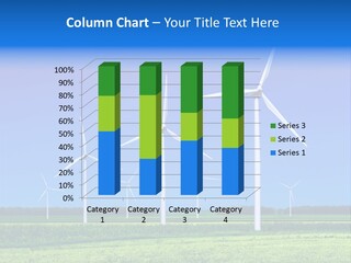 Production Windturbine Landscape PowerPoint Template