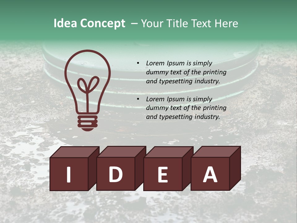 Lid Home Teenager's Bedroom PowerPoint Template