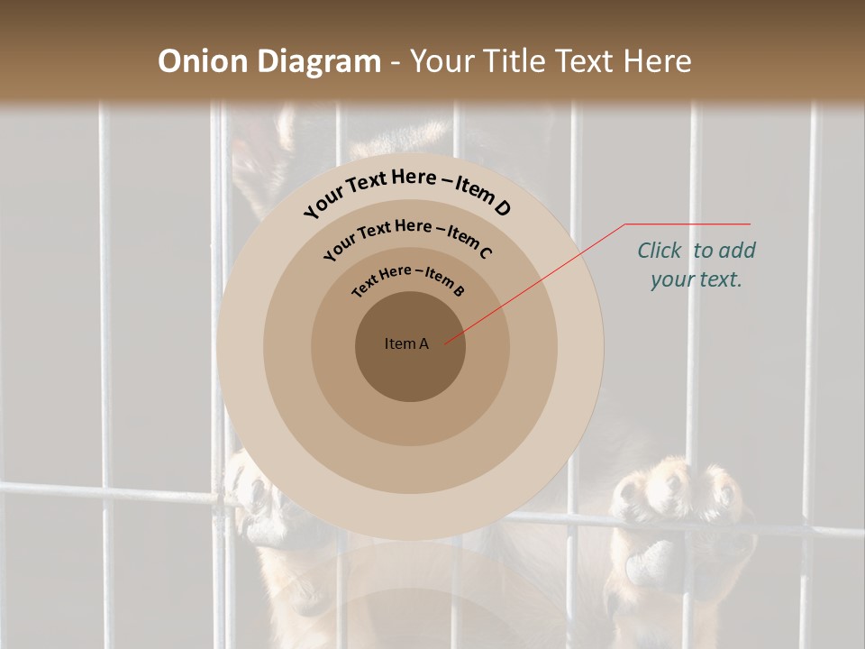 Cage Vacate Stare PowerPoint Template
