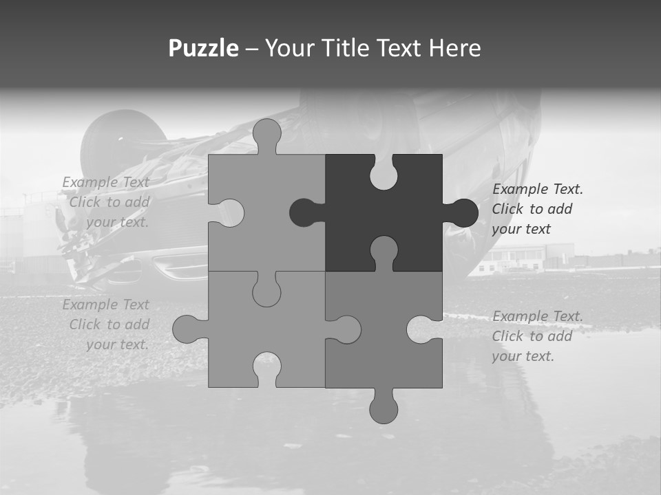 Land Traffic Motor PowerPoint Template