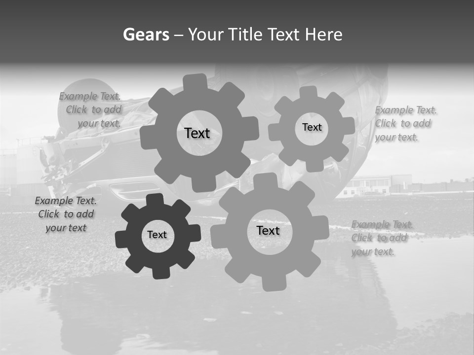 Land Traffic Motor PowerPoint Template
