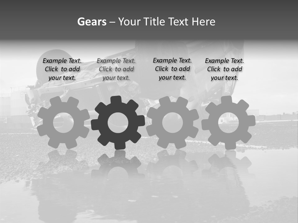 Land Traffic Motor PowerPoint Template