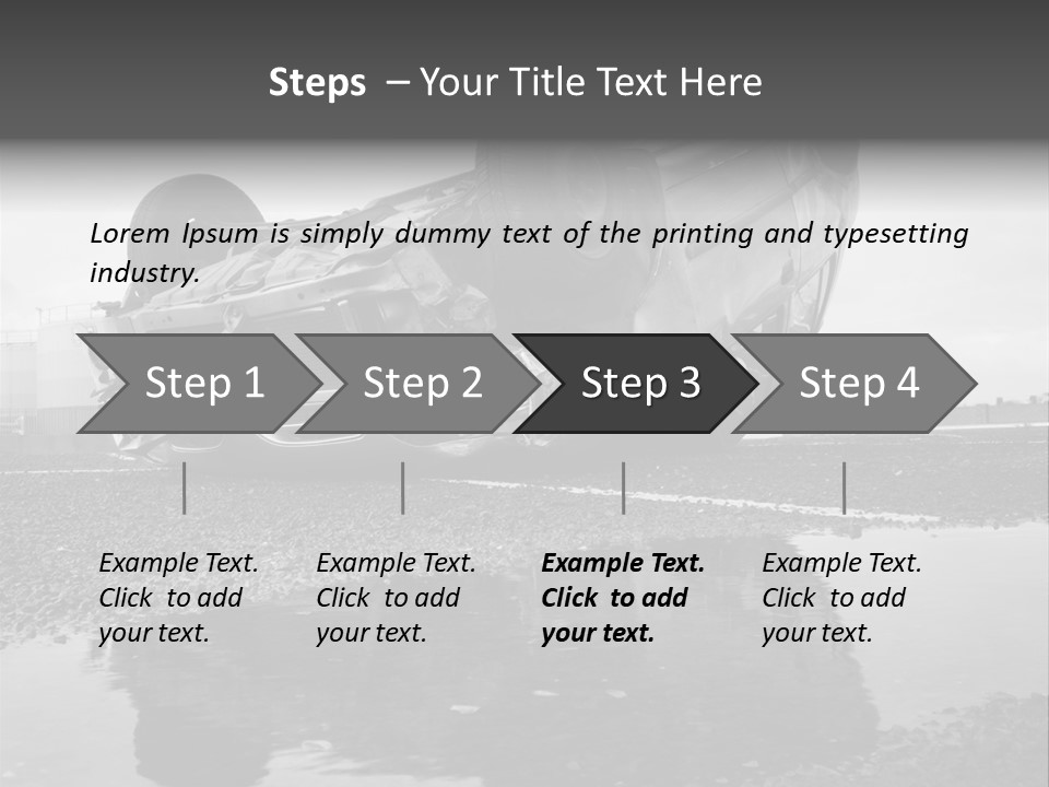 Land Traffic Motor PowerPoint Template