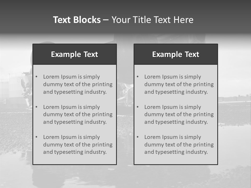 Land Traffic Motor PowerPoint Template