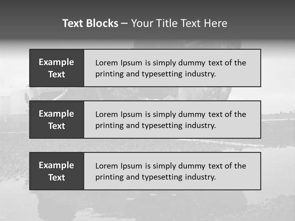 Land Traffic Motor PowerPoint Template