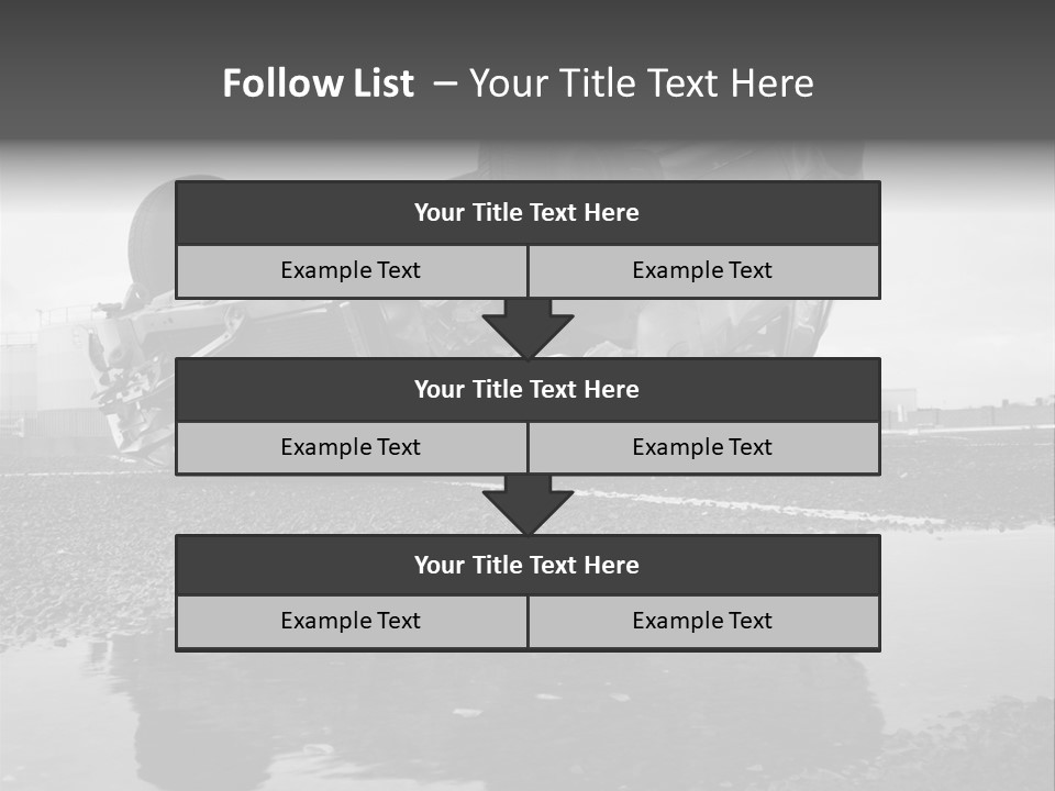 Land Traffic Motor PowerPoint Template