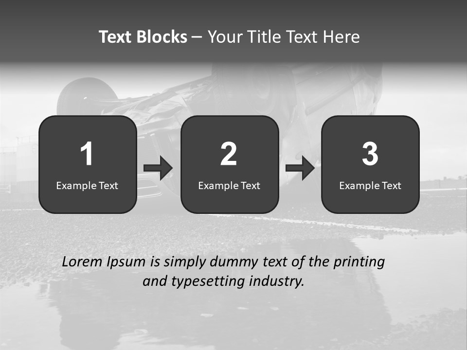 Land Traffic Motor PowerPoint Template