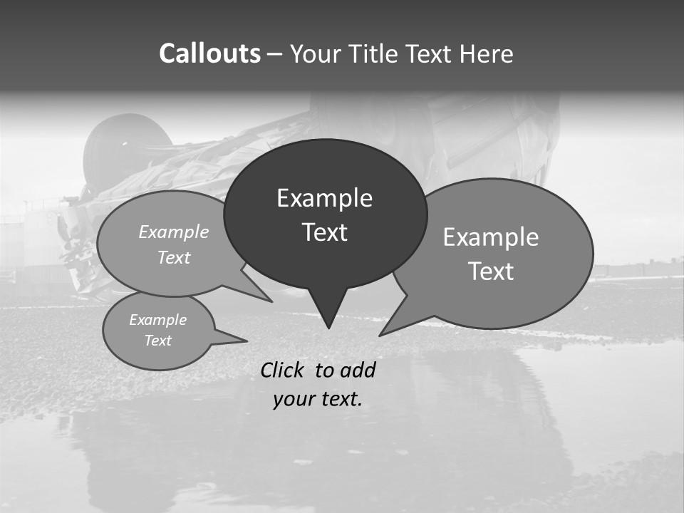 Land Traffic Motor PowerPoint Template
