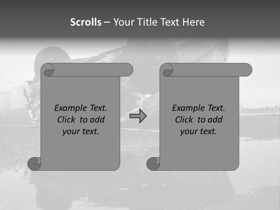 Land Traffic Motor PowerPoint Template