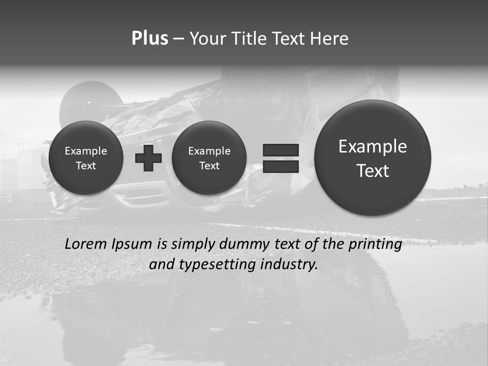 Land Traffic Motor PowerPoint Template