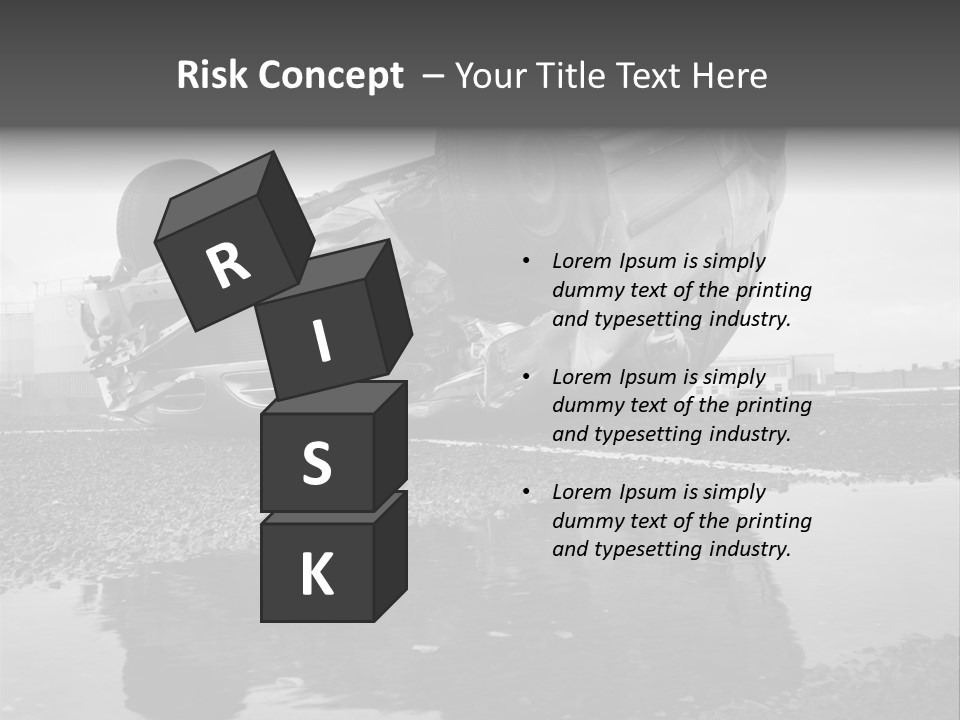 Land Traffic Motor PowerPoint Template