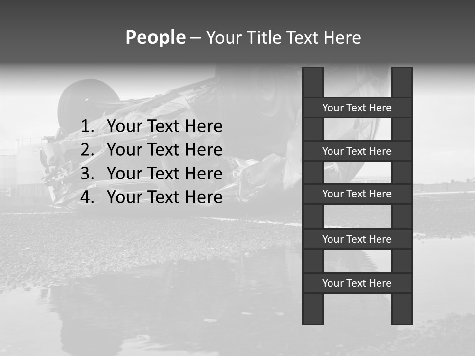 Land Traffic Motor PowerPoint Template