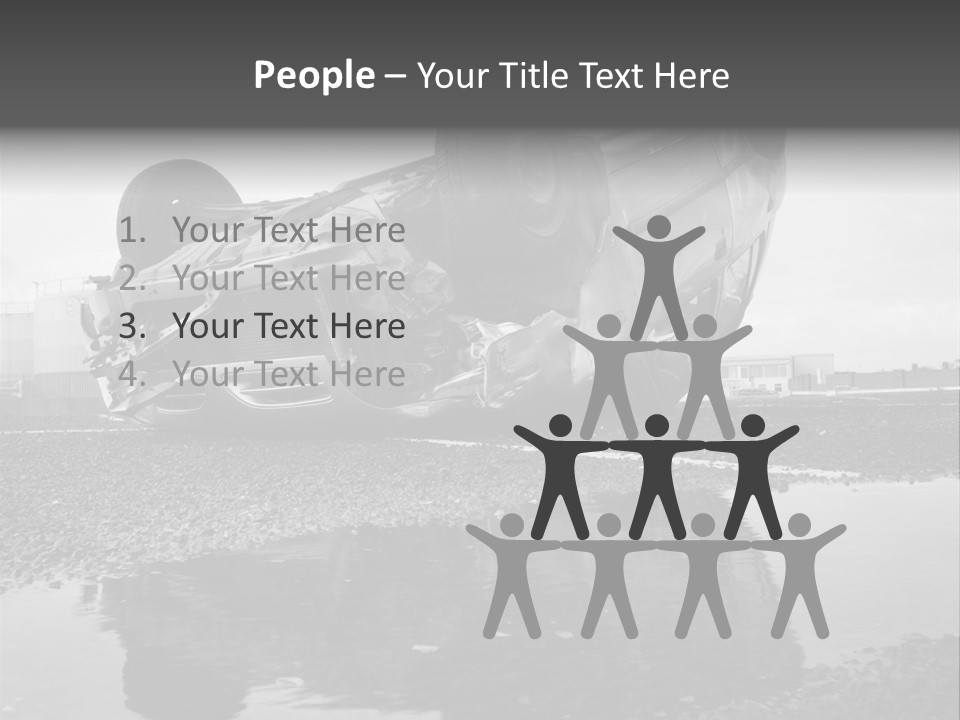 Land Traffic Motor PowerPoint Template