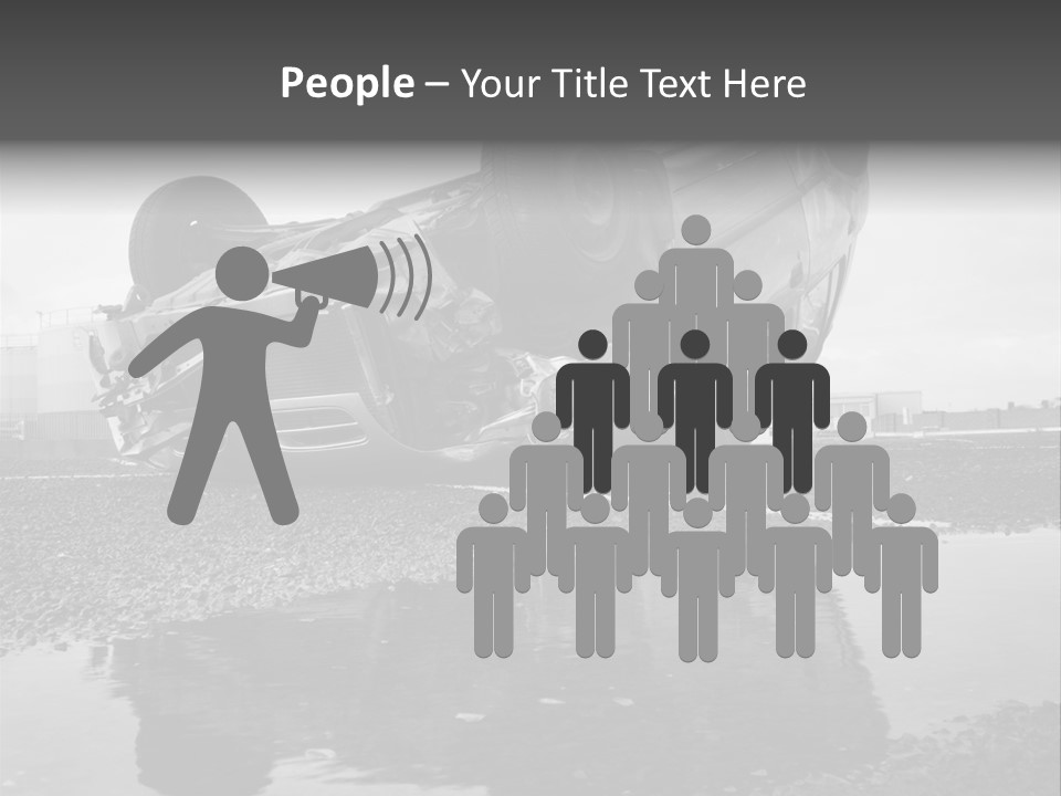 Land Traffic Motor PowerPoint Template